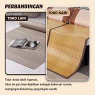 (X7A1/X7B1/X7C1) Natural Bamboo Folding Mat 180x200 160x200 & 120x200CM Elegant Room Decoration Matt