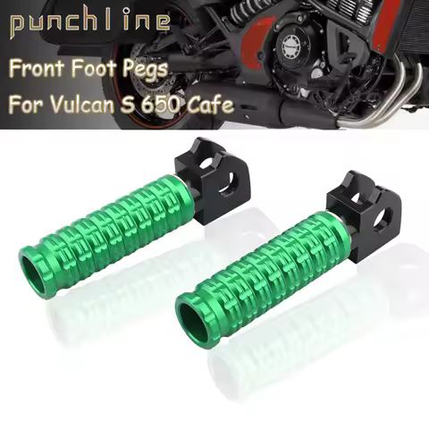 Fit Vulcan S650 2016-2023 For Vulcan S 650 Cafe 2018-2023 Driver Front Foot Pegs Rider Footrests