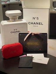 Chanel N°5 聖誕倒數月曆 連 限量Chanel 紅色化妝包