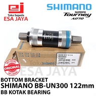 BB Kotak Shimano BB-UN300 UN 300 122mm Catridge Bearing Bottom Bracket