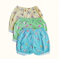 3pc_ Usagi gold baby shorts, Usagi full print, SNI quality