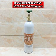 [R404] (650GRAM) GAS PENYEJUK BOTOL CAN TYPE | REFRIGERANT GAS BOTTLE AIRCONDITIONER REFILL HVAC COO