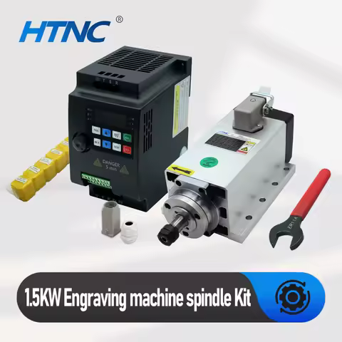 New Arrival 1.5KW CNC Spindle Motor 110v / 220v ER11 Spindle 24000RPM +1500w VFD 50/60hz + ER11A wre