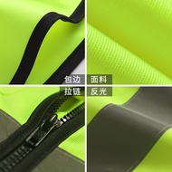 Anshield Reflective Vest Vest Breathable Mesh Outdoor Safety Construction Site Multi-pocket Reflecti