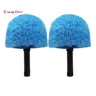Spider Web Remover Brush- Twist-on Design, Cobweb Duster Head Brush(2-Pack), Robust Web Cleaning Too