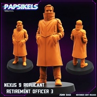 Nexus-9 Replicant Retirement Officer [3]-Blade Walker-Humanoid Human Construction Synth/32mm 3D prin