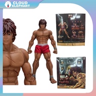 Hanma Baki Ko Storm Grappler Baki Anime Figures 17cm Action Figurine 1/12 Scale Exquisite Moveable T