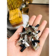 Set of 10 6-pin potentiometers with beveled handle 20k 100k