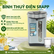 SRAPP Hydroelectric Kettle, 4.8L Capacity, 750W Capacity Boils Water Quickly, Retains Heat Well Up t