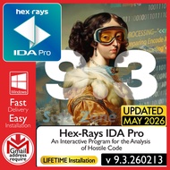 Hex-Rays IDA Pro 9.3.260213 - An Interactive Program for the Analysis of Hostile Code | Windows - SO