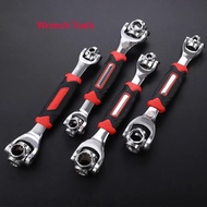 52-in-1 Multi-Functional Car Repair Socket Wrench Set - 8-19mm Non-Slip Handle & Rotating Bone Desi