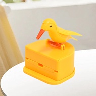 Kotak Dispenser Tusuk Gigi Model Burung Kuning Tempat Penyimpanan Tusuk Gigi Meja Makan