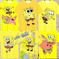 SpongeBob Printed boys' short-sleeved T-shirt for summer daily casual party outfit, home game boy