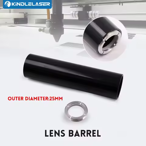 KINDLELASER CO2 O.D.25mm Lens Tube for D20 F50.8/63.5/101.6mm Lens CO2 Laser Cutting Engraving Machi