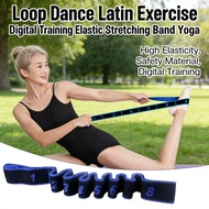 Band Band Dance Digital Elastic 8 Loop Yoga Band Latin Stretching Training Stretching Exercise