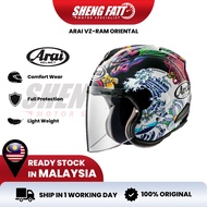 ARAI VZ-RAM Oriental Helmet Motor Visor Topi Keledar Keselamatan Open Face Original Superbike SIRIM VZ RAM Motorcycle
