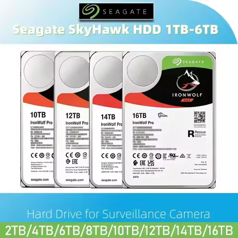 For Seagate IronWolf Hard Disk 2TB 4TB 6TB 8TB 10TB 12TB 14TB 16TB 7200RPM 3.5 SATA NAS HDD WARRANTY
