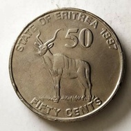 States of Eritrea  50 cents 1991