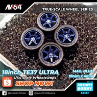 1/64 Wheelswap TE37 ULTRA MAG BLUE ( 10mm x 4mm )