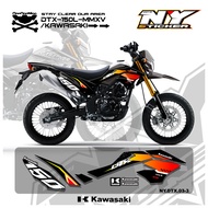 Stiker Motor Dtracker 150 SE - Striping Kawasaki  DTracker 150 SE Variasi 001