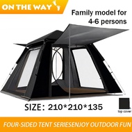 Outdoor Camping Tent Automatically Opens Waterproof Double Layer Tent Outdoor Family Tent