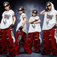 110-180cm Children's Street Dance Costume hiphop Children's Clothing Boys' Drum Trendy Clothing