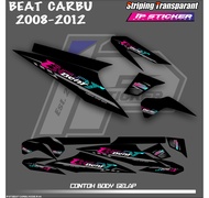 BEAT KARBU (COD) STIKER STRIPING MOTOR HONDA BEAT KARBU - STIKER LIST GRAFIK SIMPLE WARNA VARIASI DE