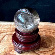 異象水晶球 天然幽靈水晶球6.6公分 彩虹光 清透能量強– 839