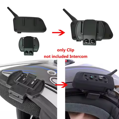 Motorcycle Bluetooth Clip Bracket For Vnetphone V6 V4 Motorcycle Helmet Bluetooth Interphone Headset