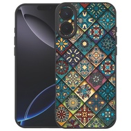 Ethnic Style Mandala Liquid Silicone Shockproof Case for Women - iPhone  16