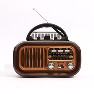 Hongxing * RX-BT628S Retro Solar Portable Multi-Function Three-Band Radio Plug *