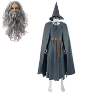 Hobbit cos Costume Movie King Gandalf Galf Cosplay Halloween Costume