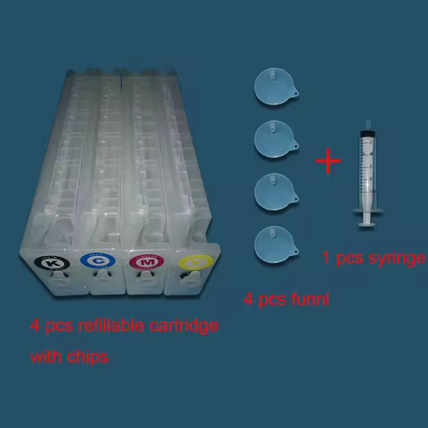 T6881-T6884 refillable cartridge with one time chip compatible for epson surecolor S30610 s50610 pri