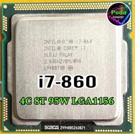 ซีพียู CPU Intel Core i7-860 2.80 GHz 4คอ8เทรด 95W LGA 1156 ฟรีซิลิโคลน1ซอง i7 860