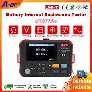 UNIT UT677A + Handheld Battery Internal Resistance Tester Internal Resistance 0.000mΩ~3.000Ω Voltage