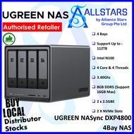 UGREEN NASync DXP4800 4-bay N AS , Intel N100 quad-core CPU, 8GB DDR5 RAM, 2x 2.5GbE LAN, 4K HDMI, d