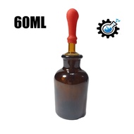 60ML AMBER GLASS DROPPER BOTTLE