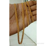 24k gold plated centipede chain necklace