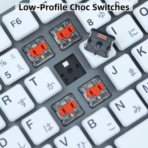 Kailh Low Profile Choc Switch 1350 Chocolate Keyboard Switch Clicky Tactile Linear Multicolor Switch