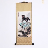 Hanging horse painting made of high dots - 30x80cm LG238