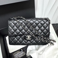 Chanel / 香奈兒 CF黑银 jumbo羊皮