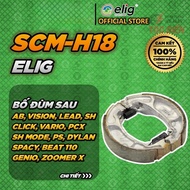 Daddy Wins, Rear Brake Pads ELIG SCM-H18 Honda AB Vario Vision SH LEAD PCX Click Scooter Models - Ga