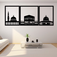 HIASAN DINDING [WALL Decoration] ISLAMIC AESTHETIC SET WALL DECOR MOTIF KAABAH,MASJID NABAWI,MASJID 