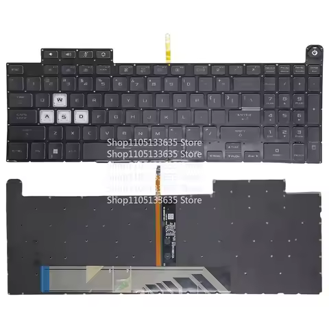 Laptop US Keyboard For ASUS TUF Gaming F15 FX507 FX507VV4 FX507VV FX507VU Black