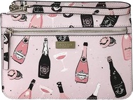 Kate Spade Pop Fizz Champagne Print Tinie Wristlet, Pink, Champagne