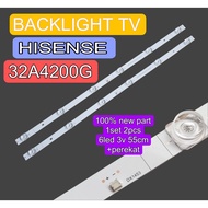 LED BACKLIGHT BL TV HISENSE 32 32A4200G 32A4200 6LED