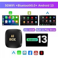 Last one🔥 Android 13 CarPlay TV Box Wireless CarPlay Android Auto Adattatore Multimediale per auto S