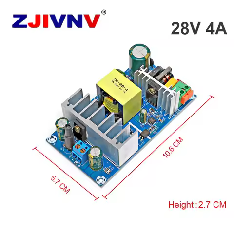 28V 4A Switching Power Supply board 112W 90-260VAC board high power industrial bare board power supp