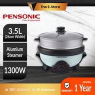 3-Pin Malaysia Set 3.5L Non-Stick Multi Cooker with Steamer | Steam Tray Multi Function Food Steamer