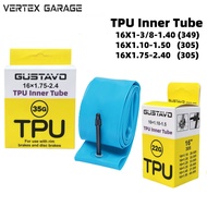 20g TPU Bicycle Inner Tube 16 Inch 349 305 Presta Valve Bicycle Tube For Brompton Folding Bike